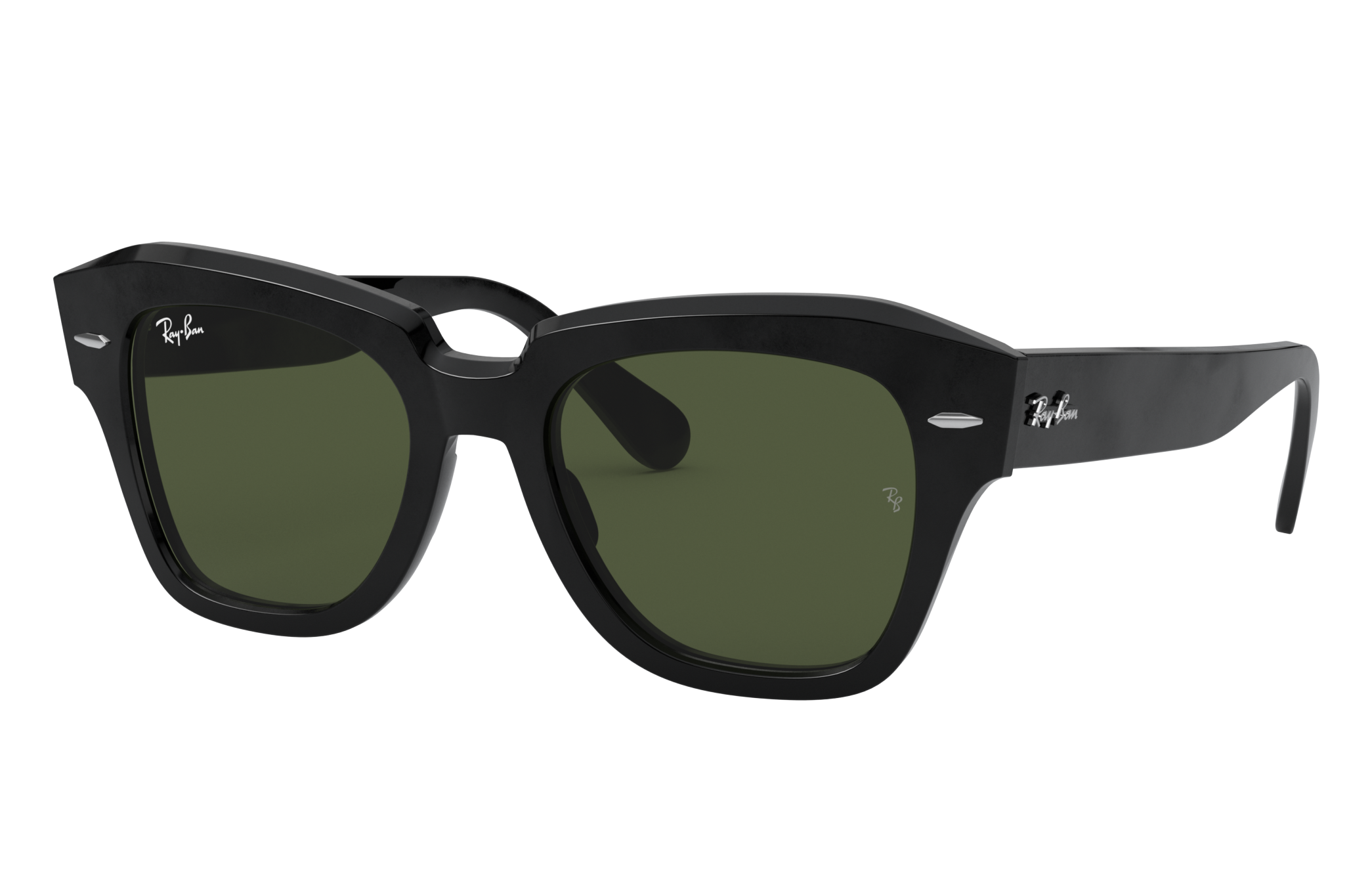 Accessoires Zonnebrillen & Eyewear Zonnebrillen Black State Street Ray Ban Sunglasses 