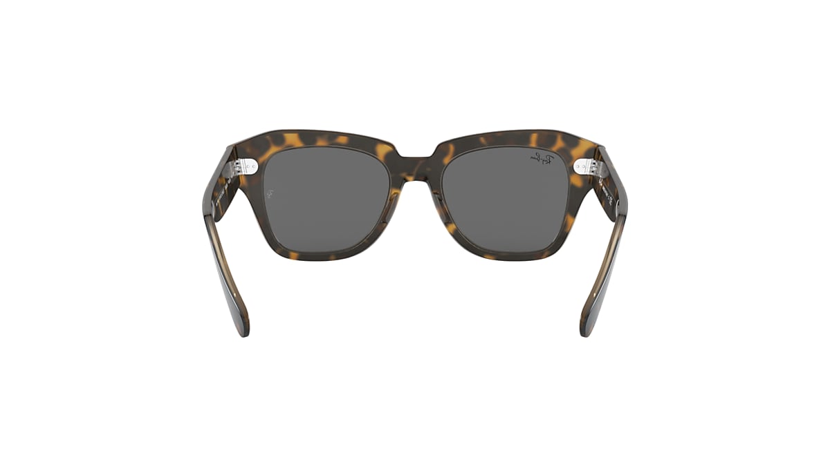 State Street Sunglasses in Havana On Transparent Brown and Dark Grey | Ray- Ban®