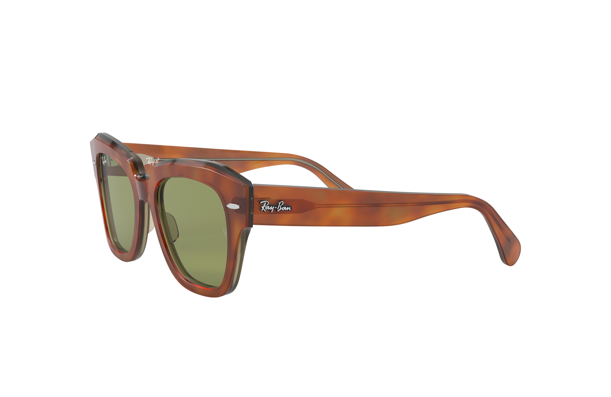 ray ban state street marroni