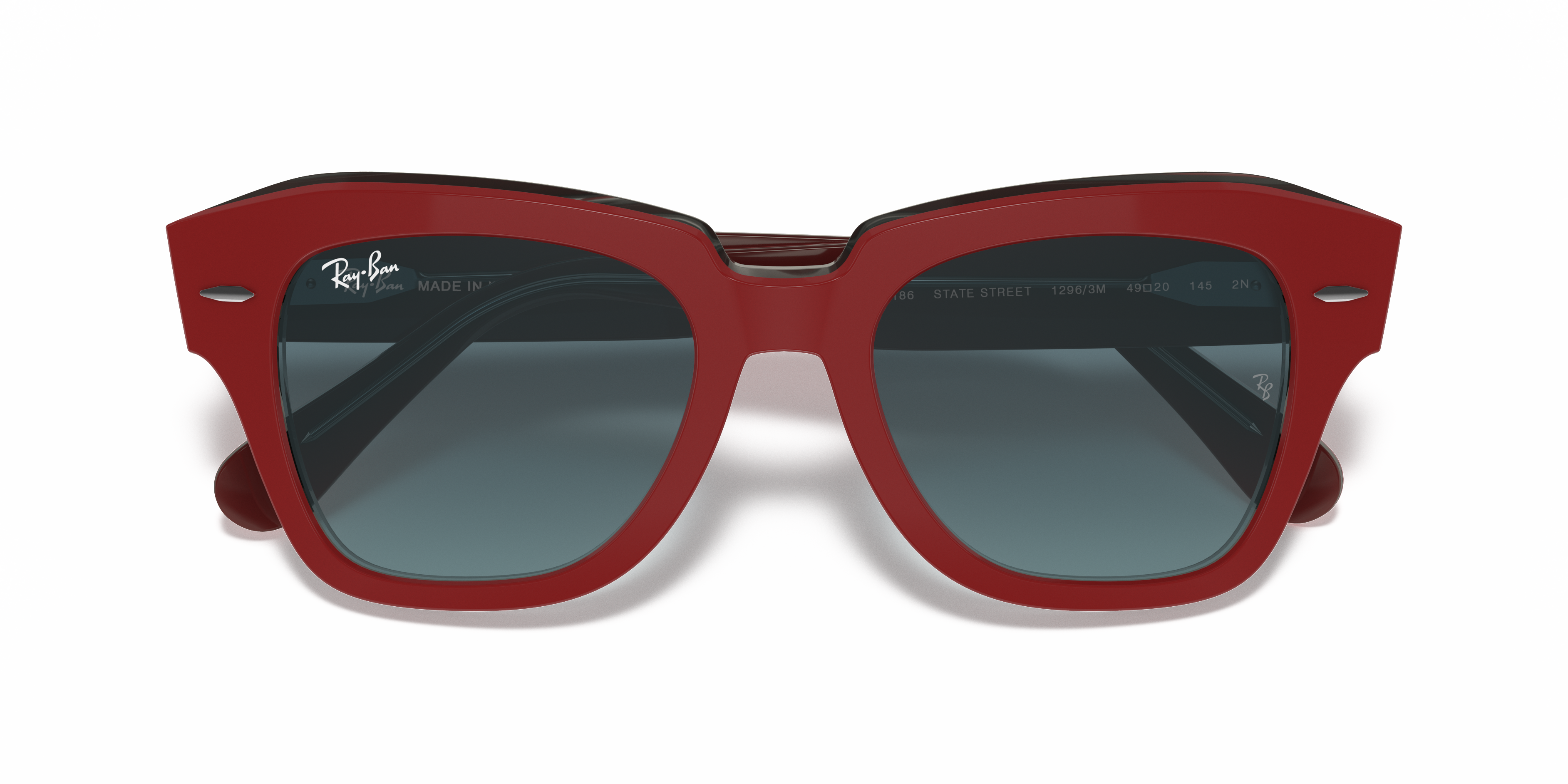 ray ban state street red