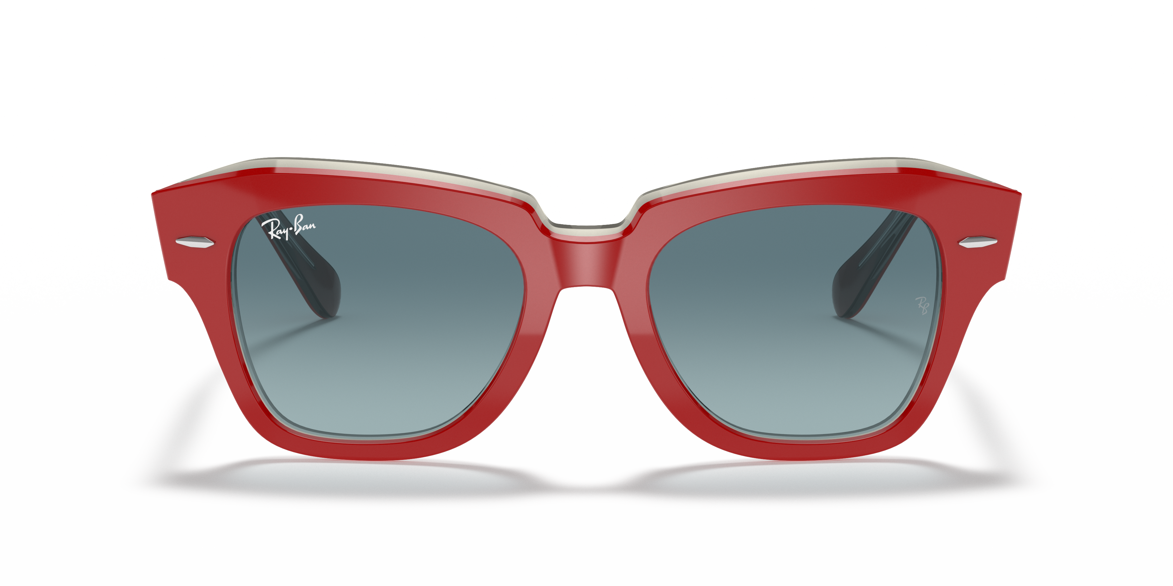 ray ban state street red