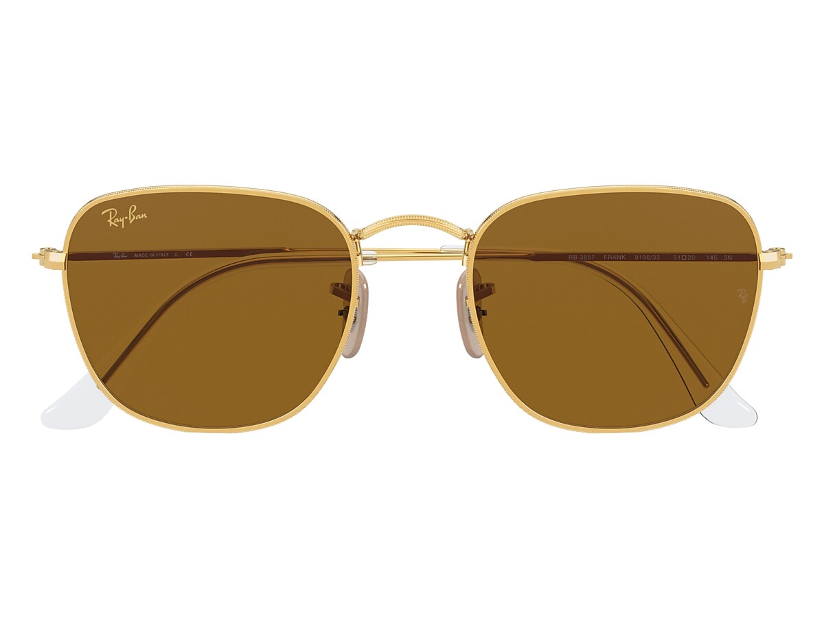 FRANK LEGEND GOLD Sunglasses in Legend Gold and Brown - RB3857