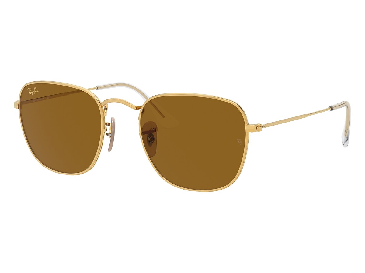 FRANK LEGEND GOLD Sunglasses in Legend Gold and Brown