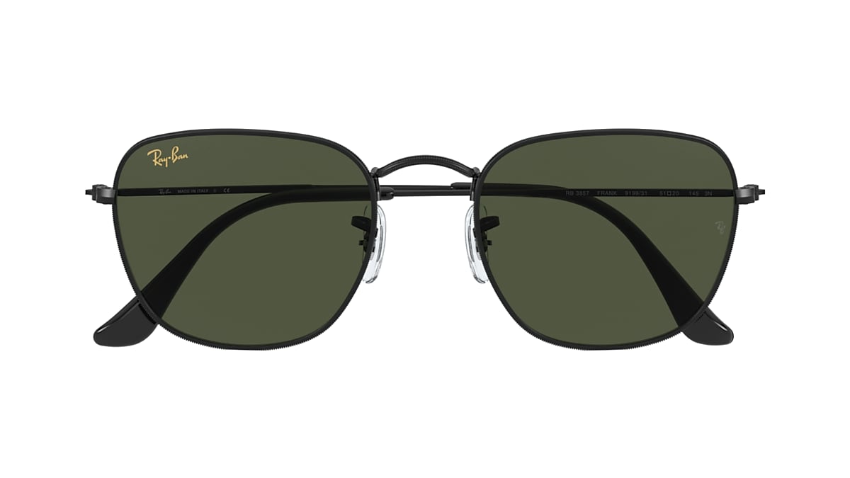 FRANK Sunglasses in Black and Green - RB3857 | Ray-Ban® EU