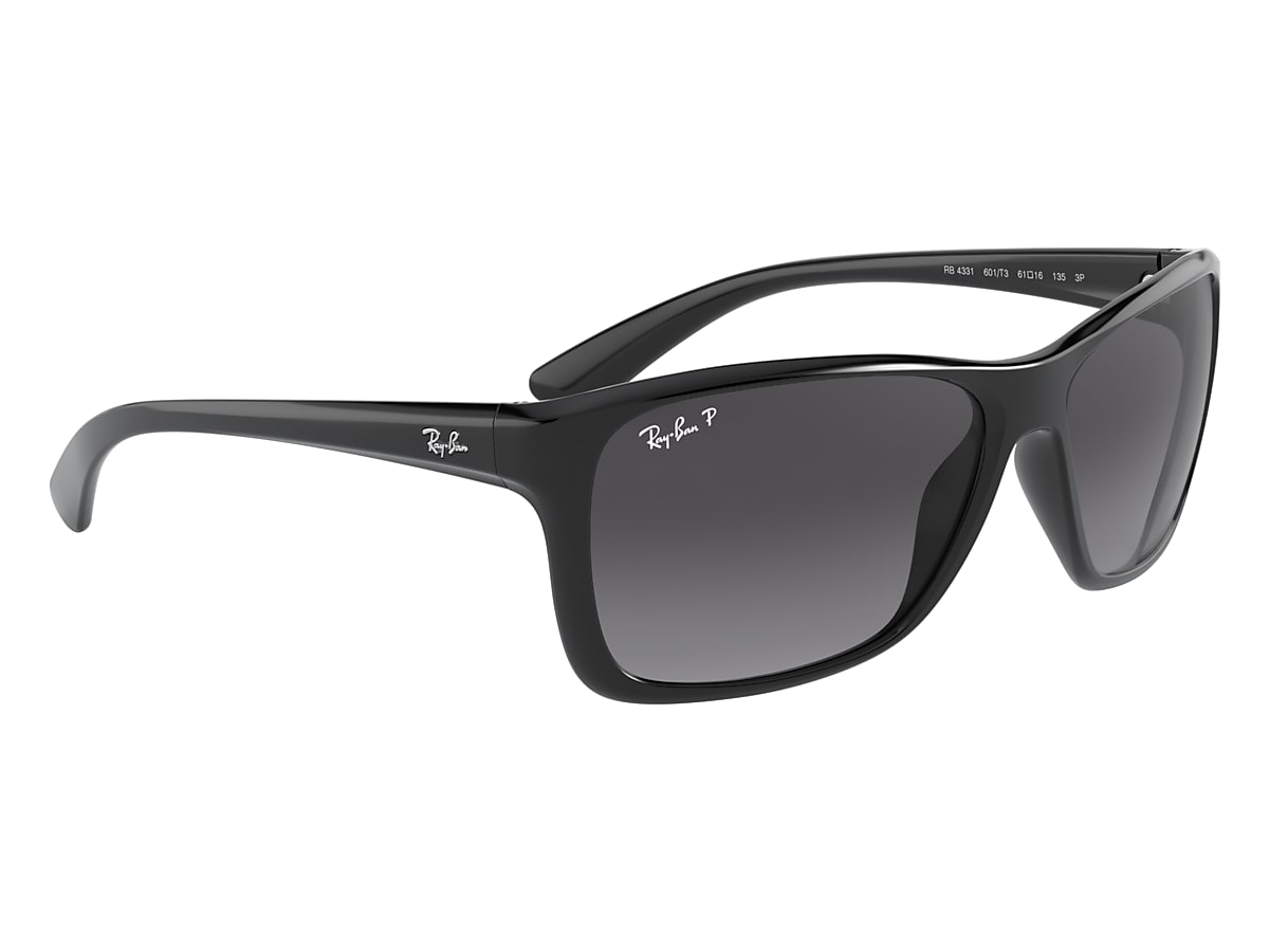 pit Een zin Bukken Rb4331 Sunglasses in Black and Grey | Ray-Ban®