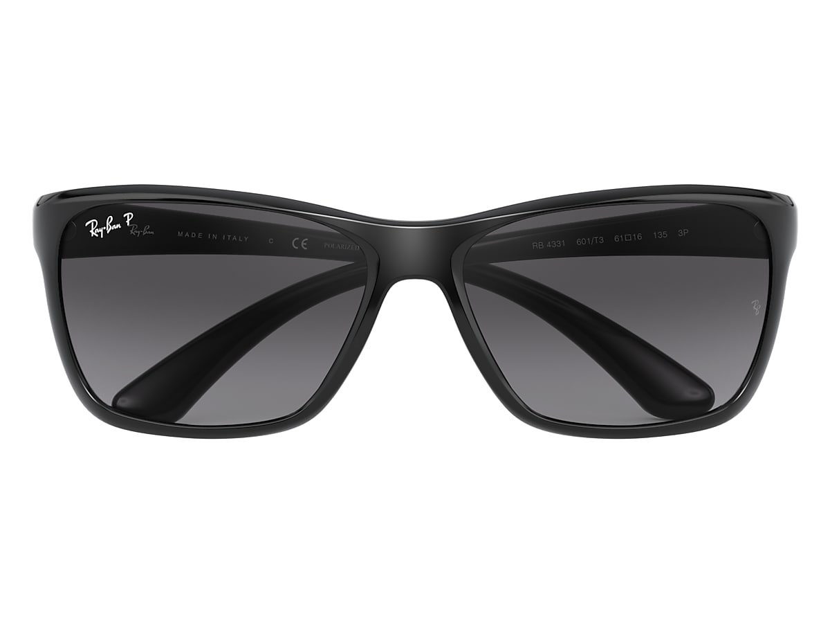 pit Een zin Bukken Rb4331 Sunglasses in Black and Grey | Ray-Ban®