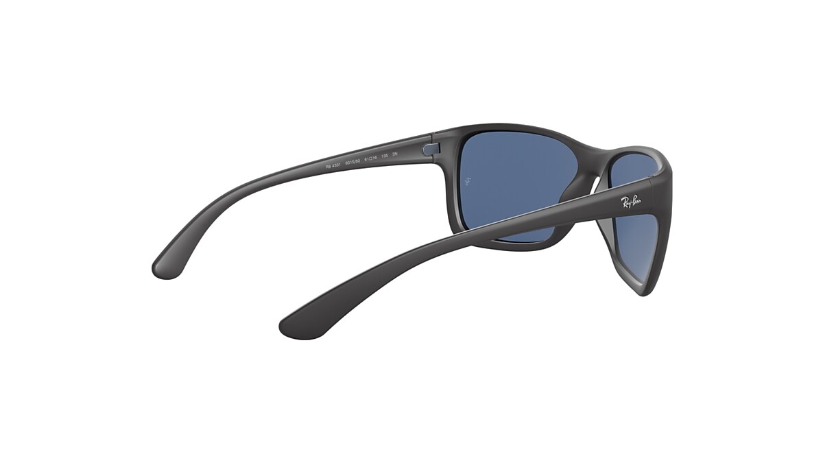 RB4331 Sunglasses in Black and Dark Blue - RB4331 | Ray-Ban® US