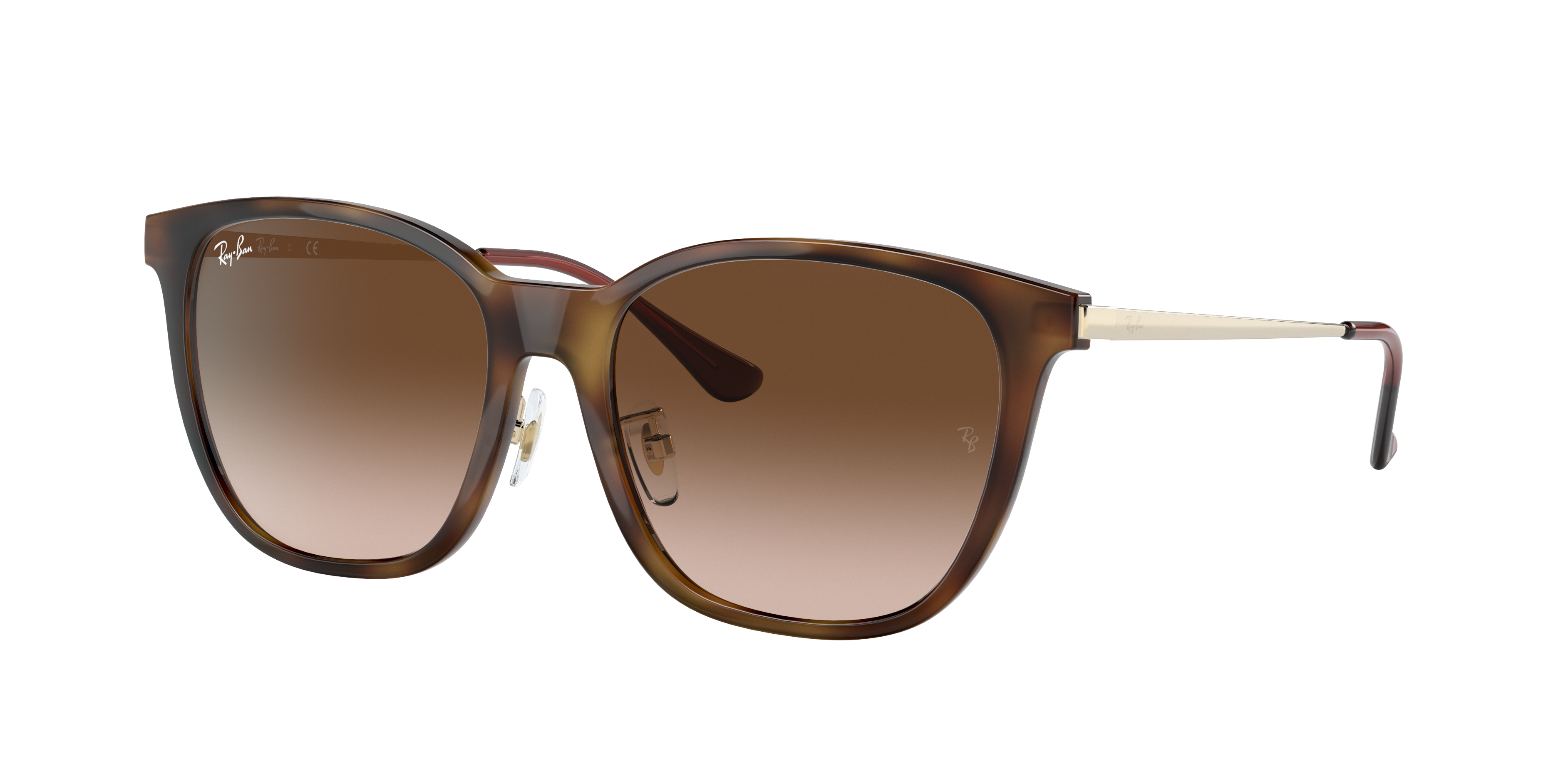Light Havana Sunglasses in Brown Gradient Dark Brown and Light Havana Sunglasses in Brown Gradient Dark Brown and