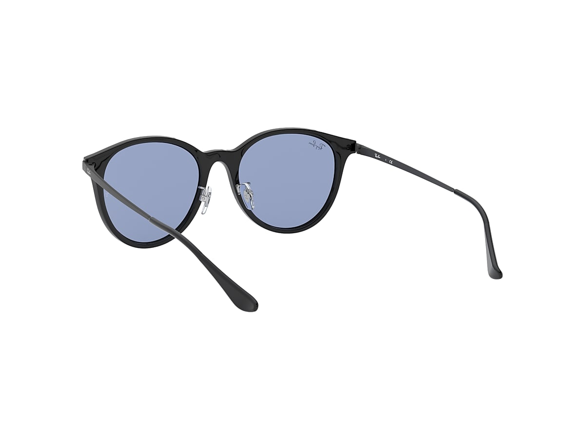 レイバン公式ストア】 Ray-Ban® Rb4334d Washed Lenses サングラス | ブラック X ブルー