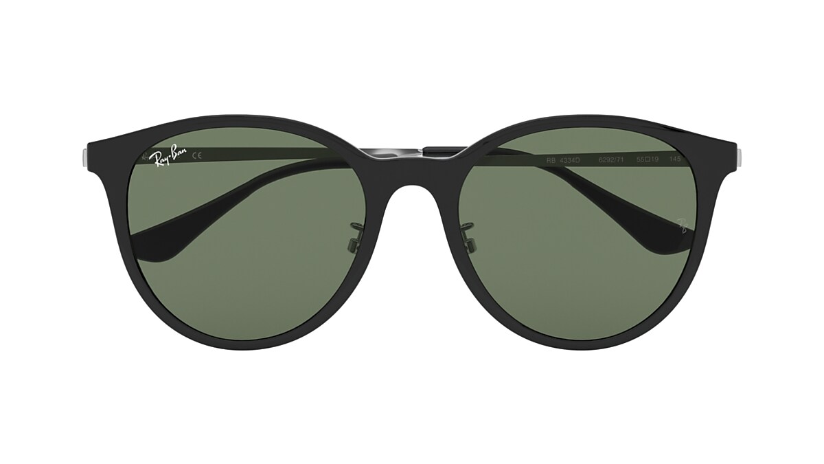 RB4391D Sunglasses in Black and Dark Green - RB4391D | Ray
