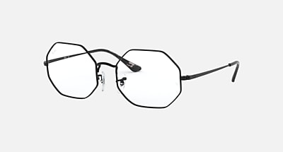 RB1972V OCTAGON Eyeglasses with Black and Clear (51-19) - RB1972V