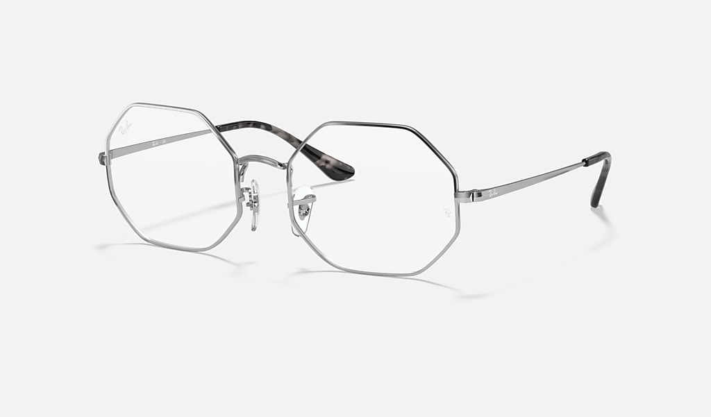 Rb1972v Octagon Eyeglasses with Silver Frame | Ray-Ban®