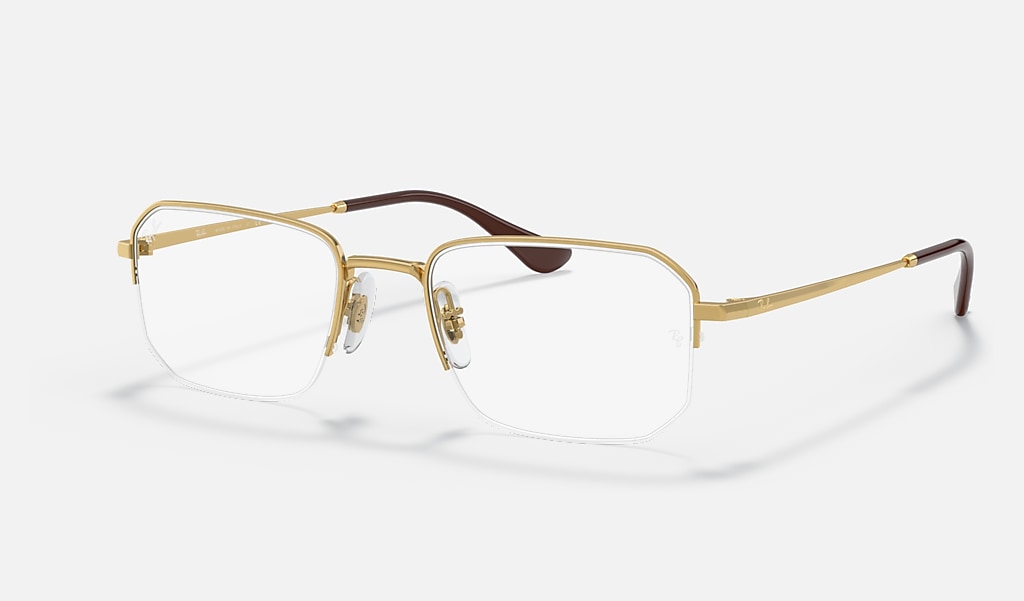 Rb6449 Optics Eyeglasses with Gold Frame | Ray-Ban®