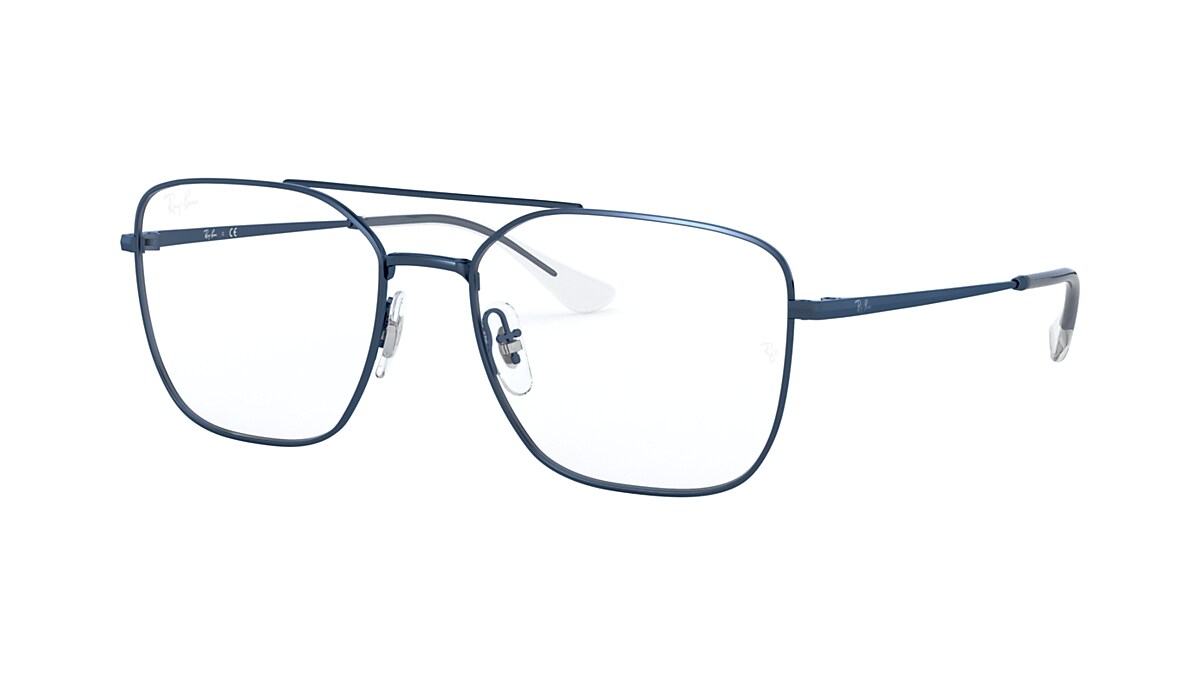 Rb6450 Eyeglasses with Sand Transparent Blue Frame | Ray-Ban®