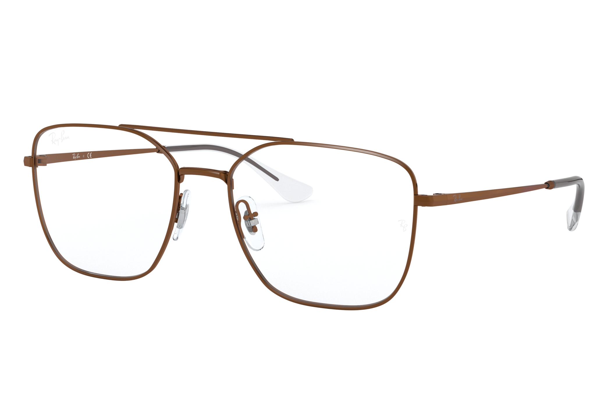 brown ray ban eyeglasses