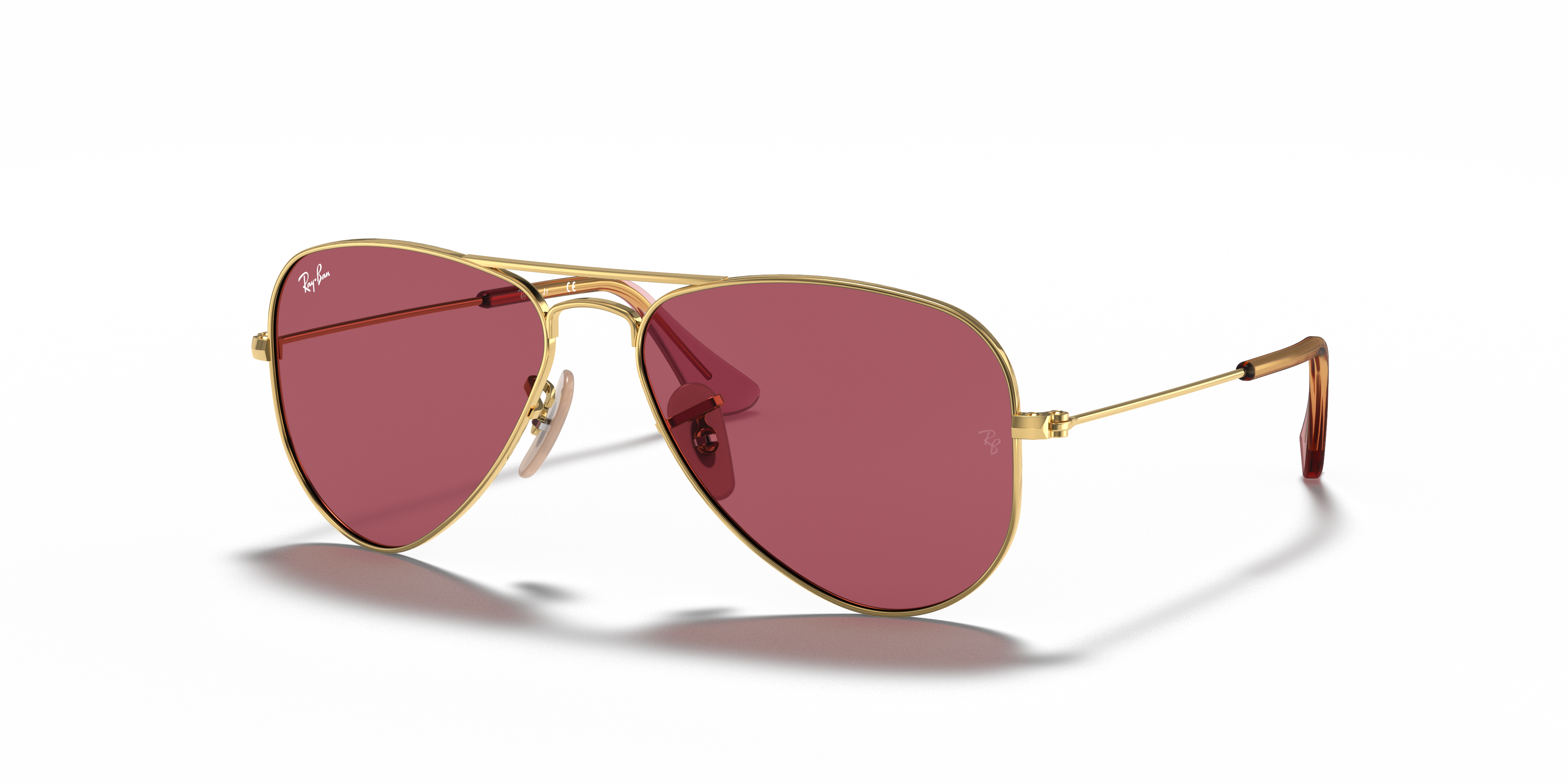 ray ban violet aviator