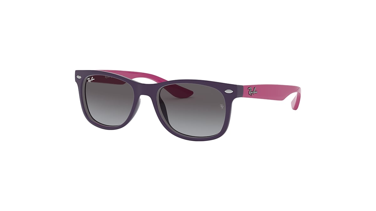 NEW WAYFARER KIDS Sunglasses in Violet and Grey - RB9052S | Ray