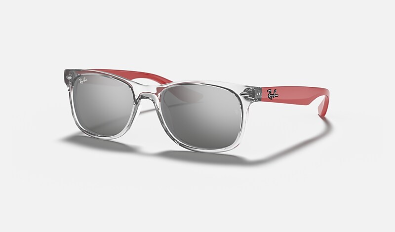 NEW WAYFARER KIDS Sunglasses in Transparent Grey and Grey