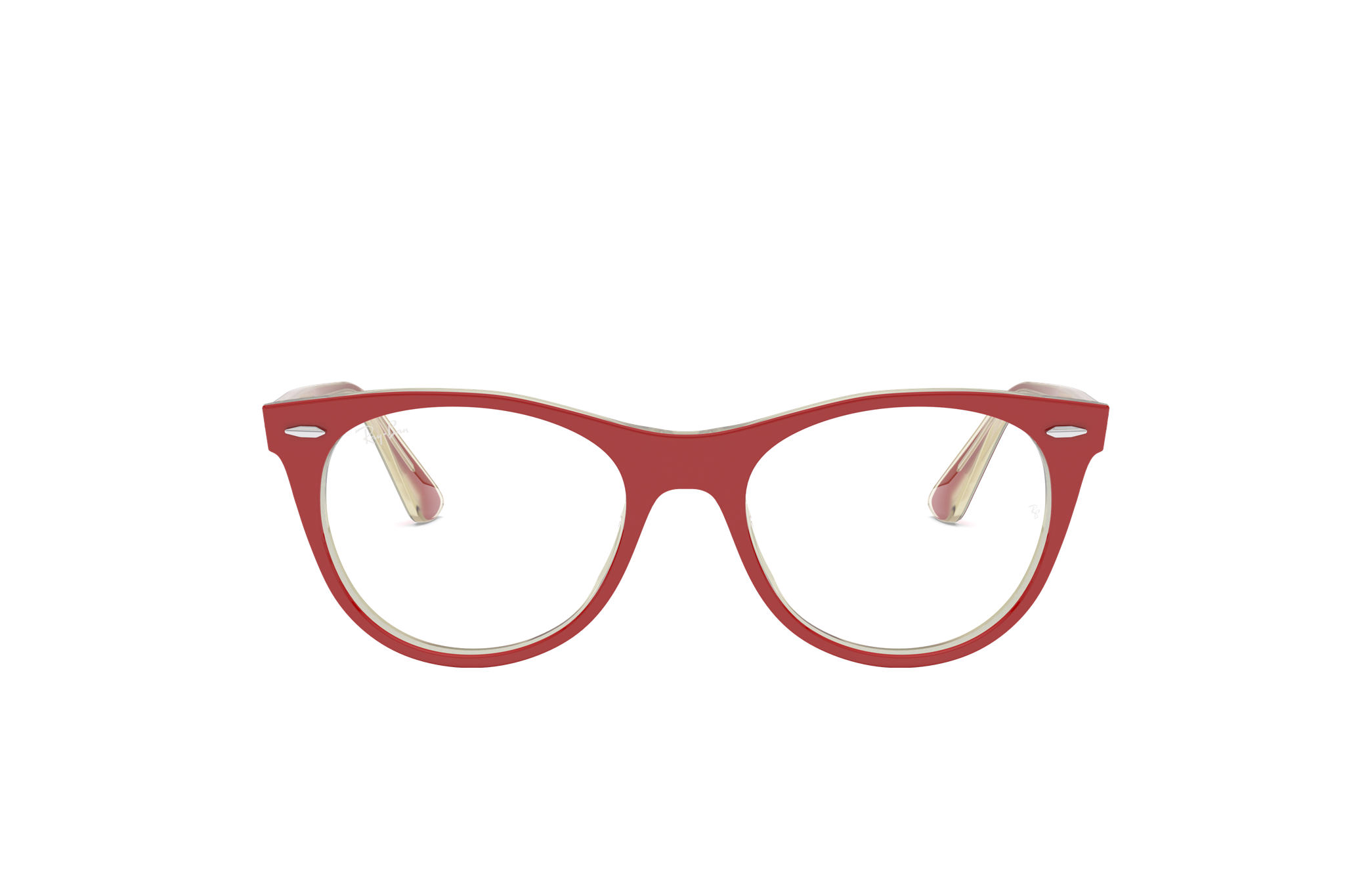 red ray ban eyeglasses