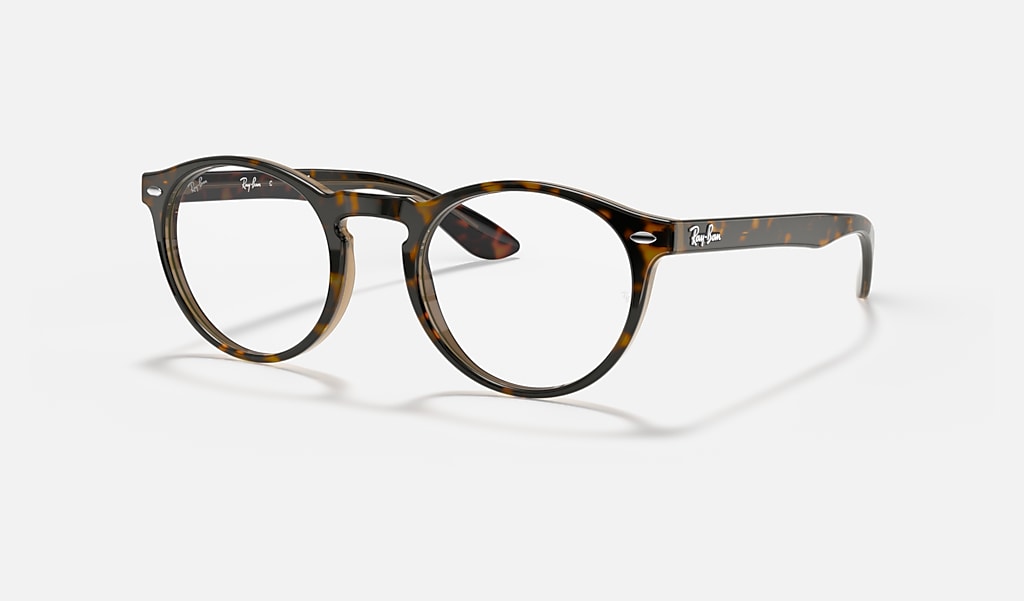 Rb5283 Optics Eyeglasses with Havana On Transparent Brown Frame | Ray-Ban®