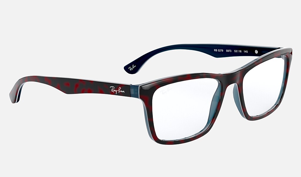Rb5279 Eyeglasses with Red Havana Frame | Ray-Ban®