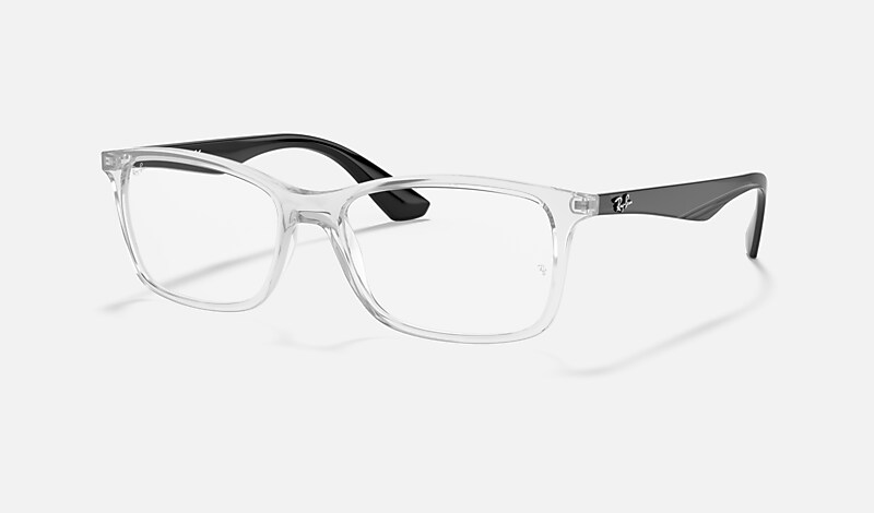 Transparent eyeglasses sales ray ban