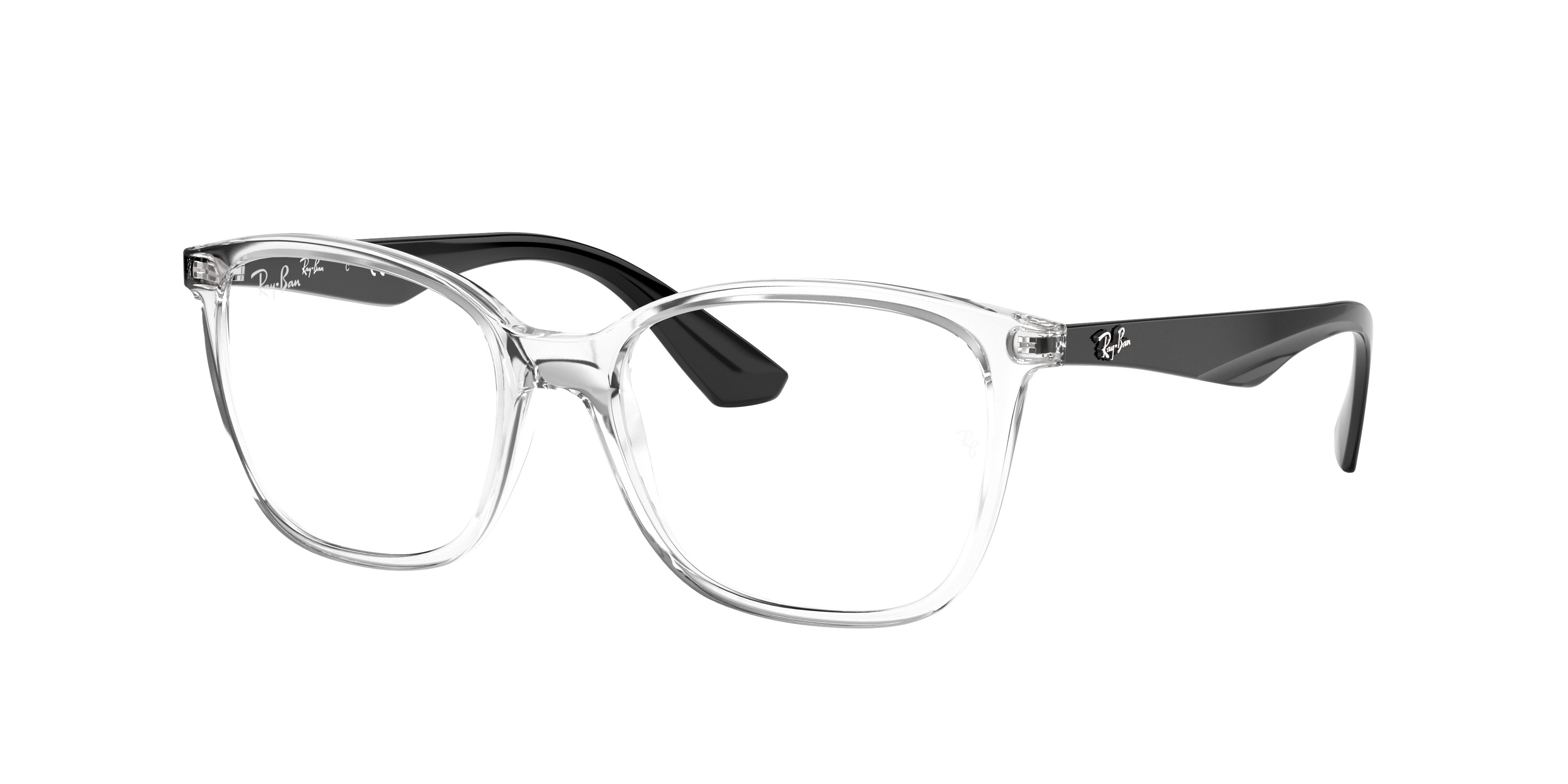 transparent ray ban eyeglasses
