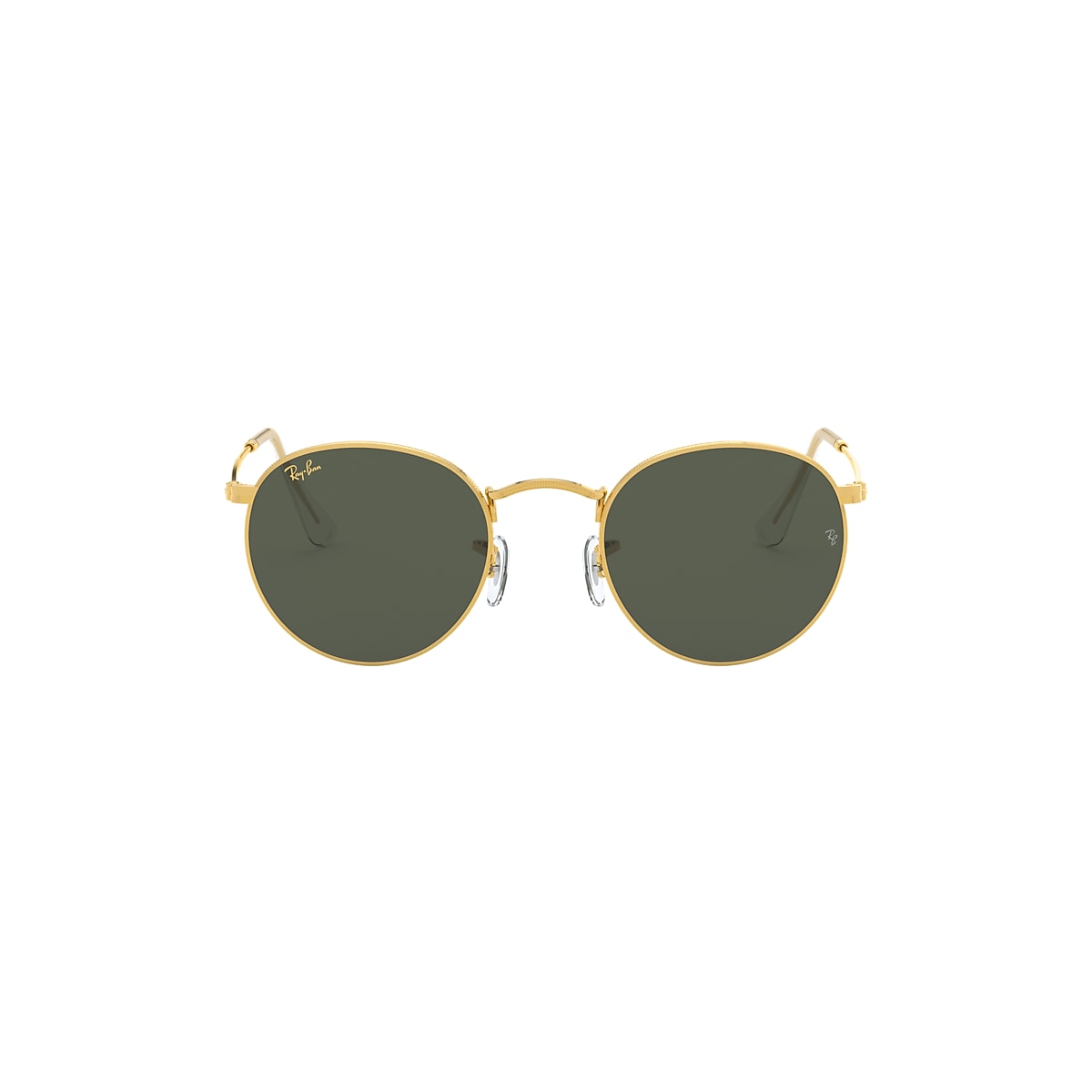 ROUND METAL LEGEND GOLD Sunglasses in Gold and G-15 Green - RB3447