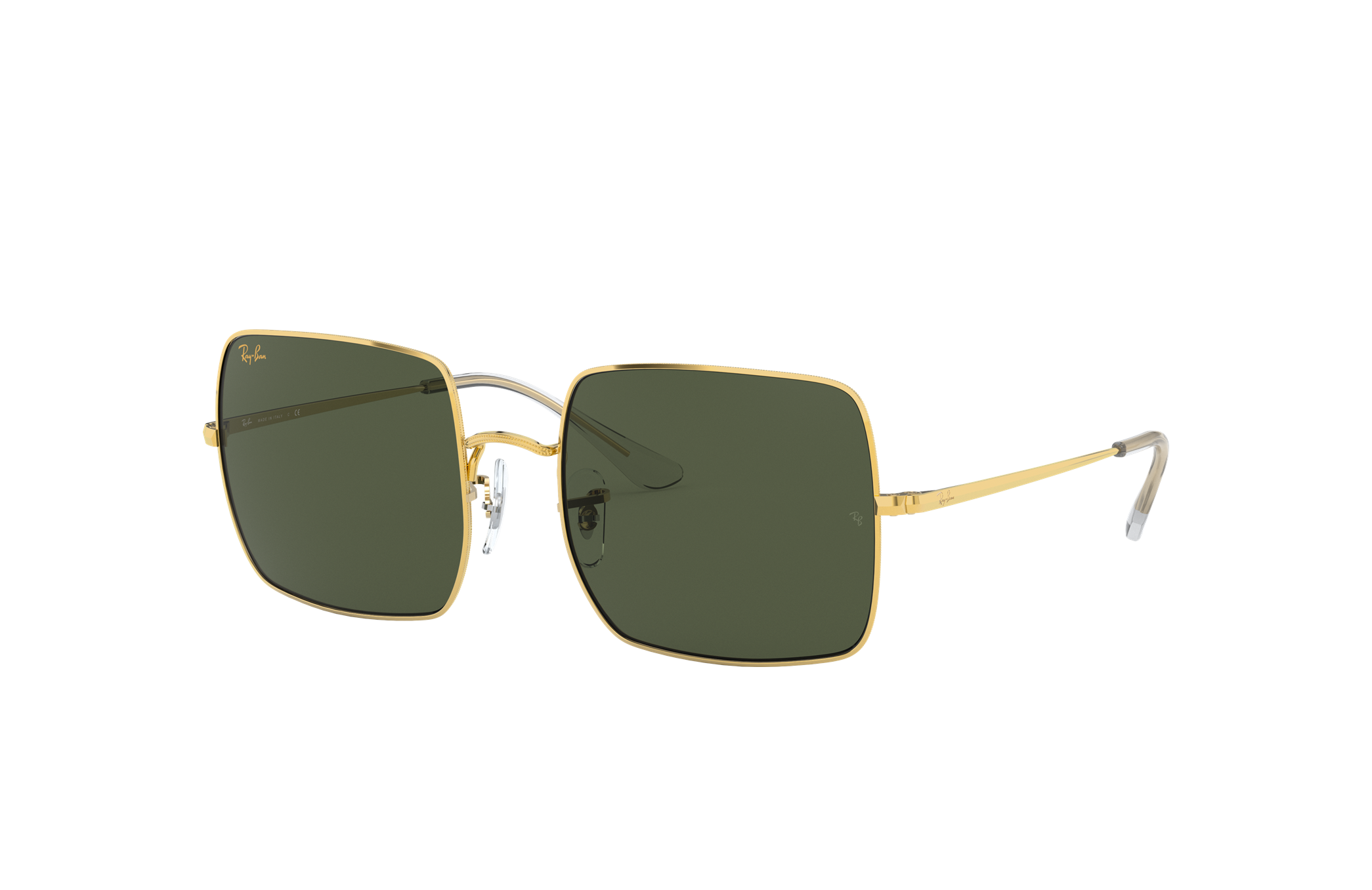 rayban square gold