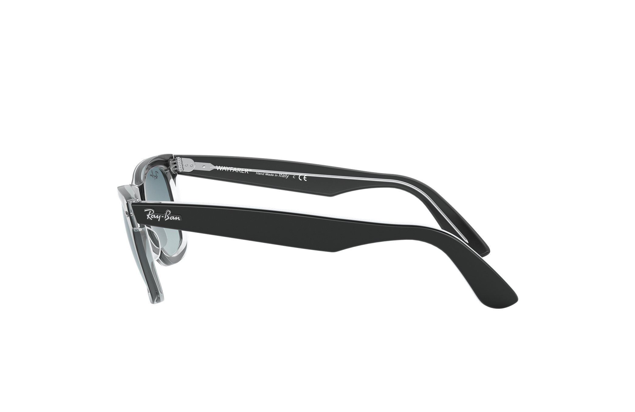 Original Wayfarer Bicolor Sunglasses in Black and Blue | Ray-Ban®
