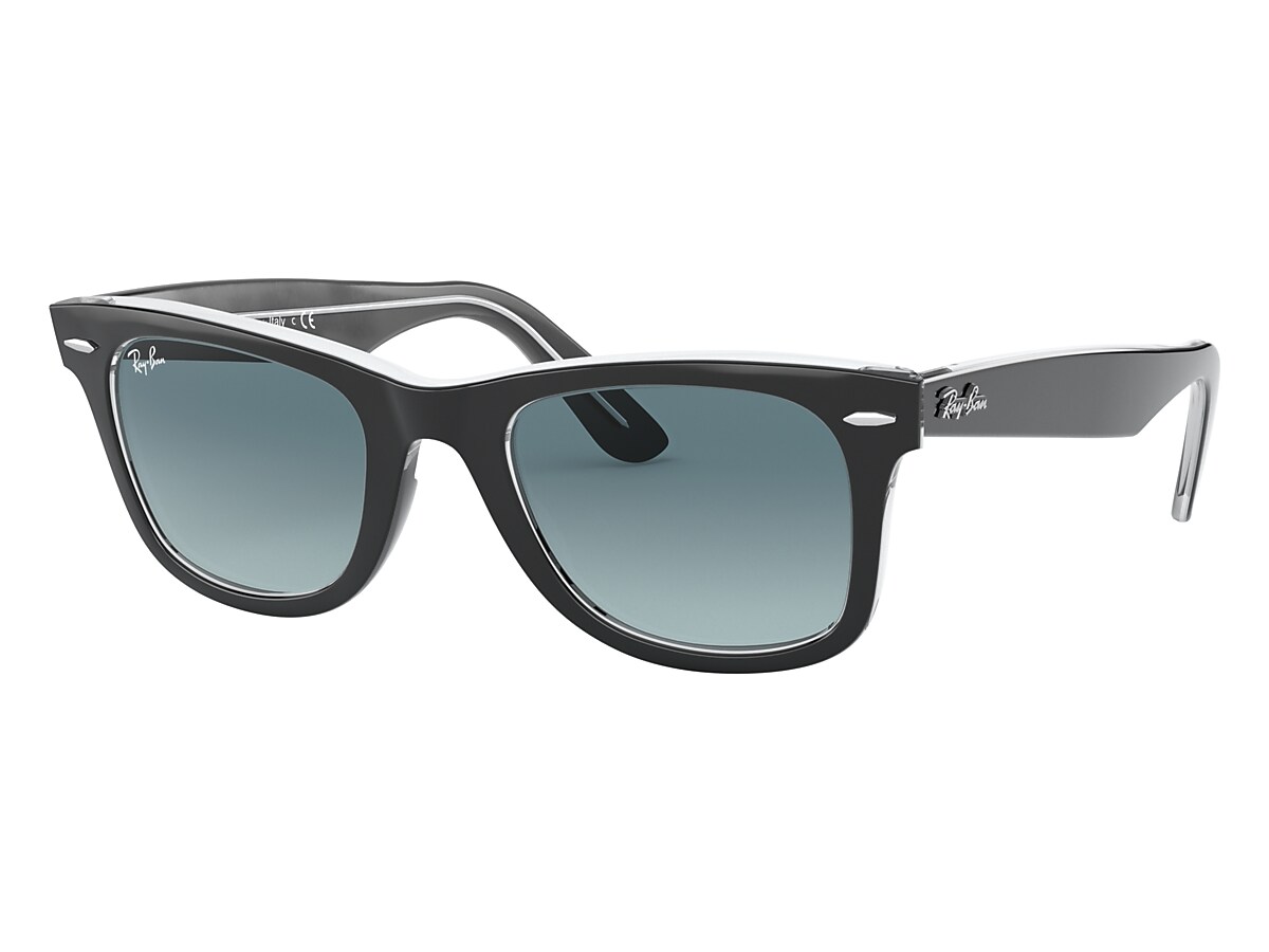 ORIGINAL WAYFARER BICOLOR Sunglasses in Black On Transparent ORIGINAL WAYFARER BICOLOR Sunglasses in Black On Transparent