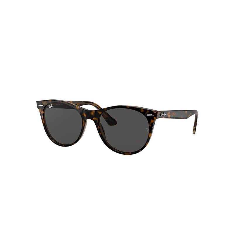 Ray-Ban Wayfarer II Classic Sunglasses Tortoise Frame Grey Lenses 55-18