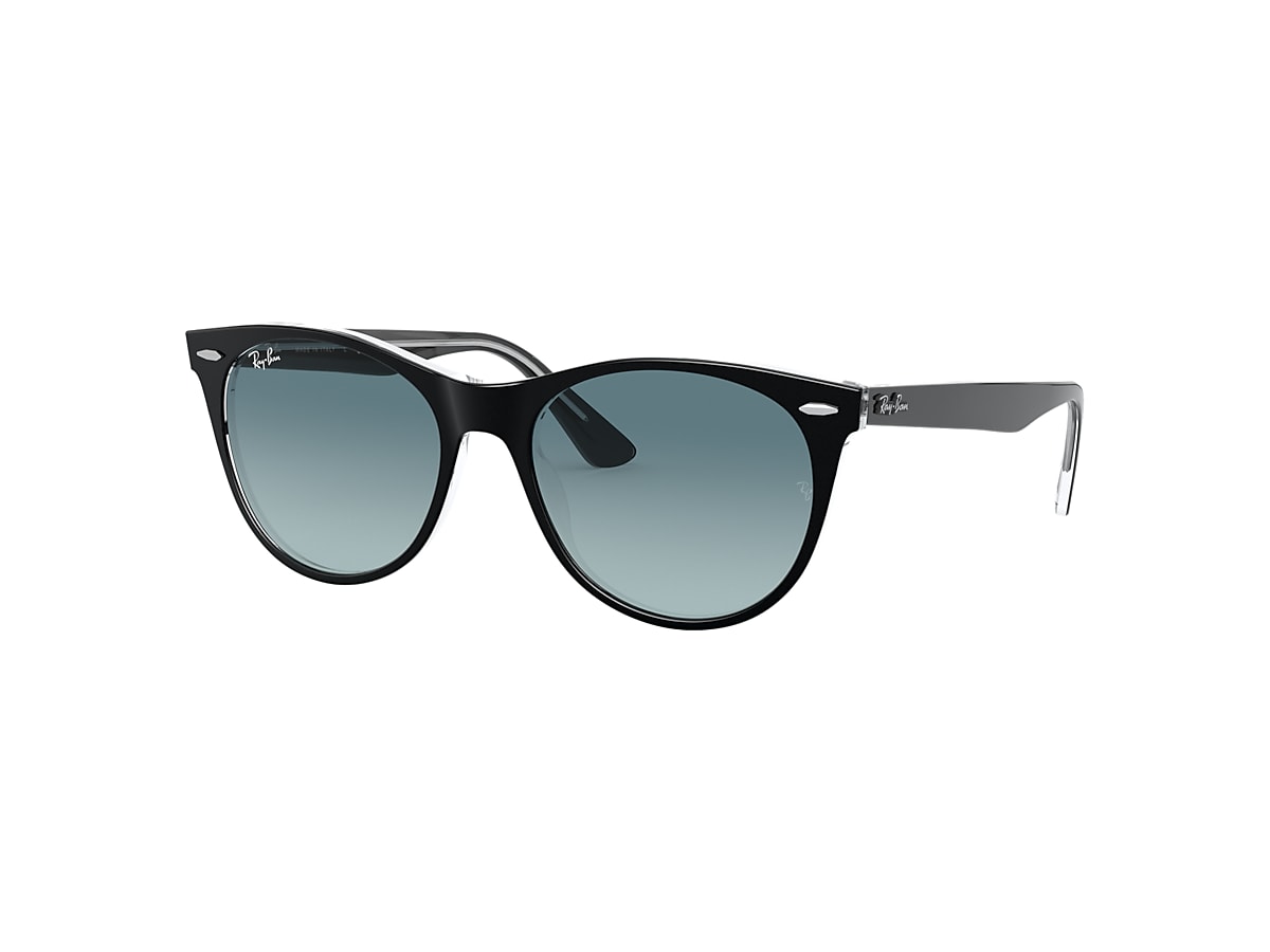 WAYFARER II CLASSIC Sunglasses in Black On Transparent and 