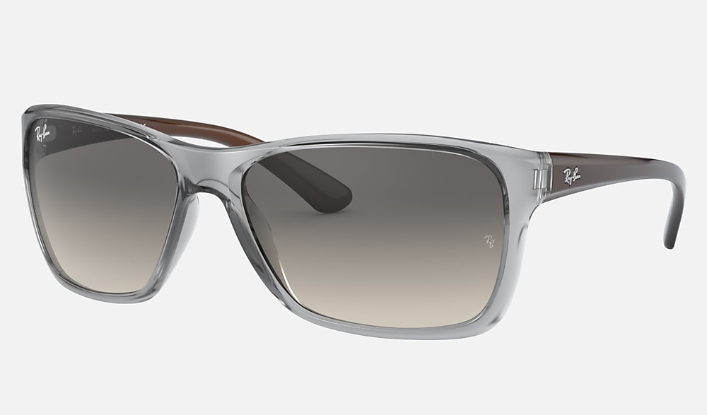 RB4331 Sunglasses in Transparent Grey and Grey Gradient RB4331 Sunglasses in Transparent Grey and Grey Gradient