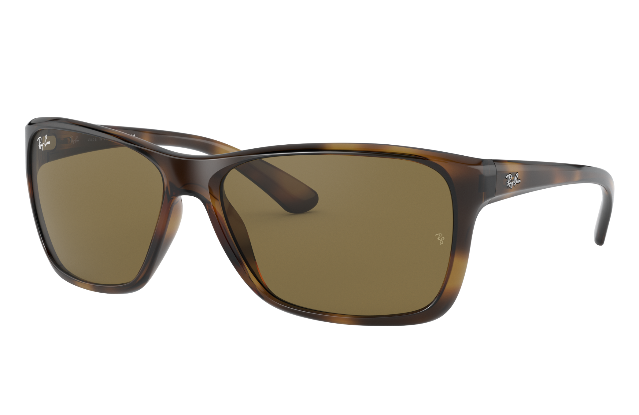 Ray Ban Rb4331 Sunglasses Tortoise Frame Brown Lenses 61-24