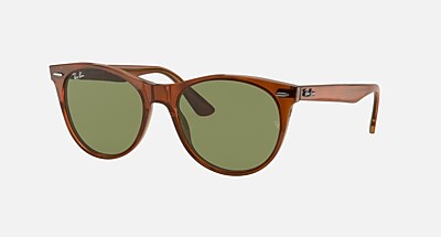 Ray-Ban Wayfarer II RB2185F 1250/AD グレイ WAYFARER II CLASSIC Sunglasses in Grey Havana and