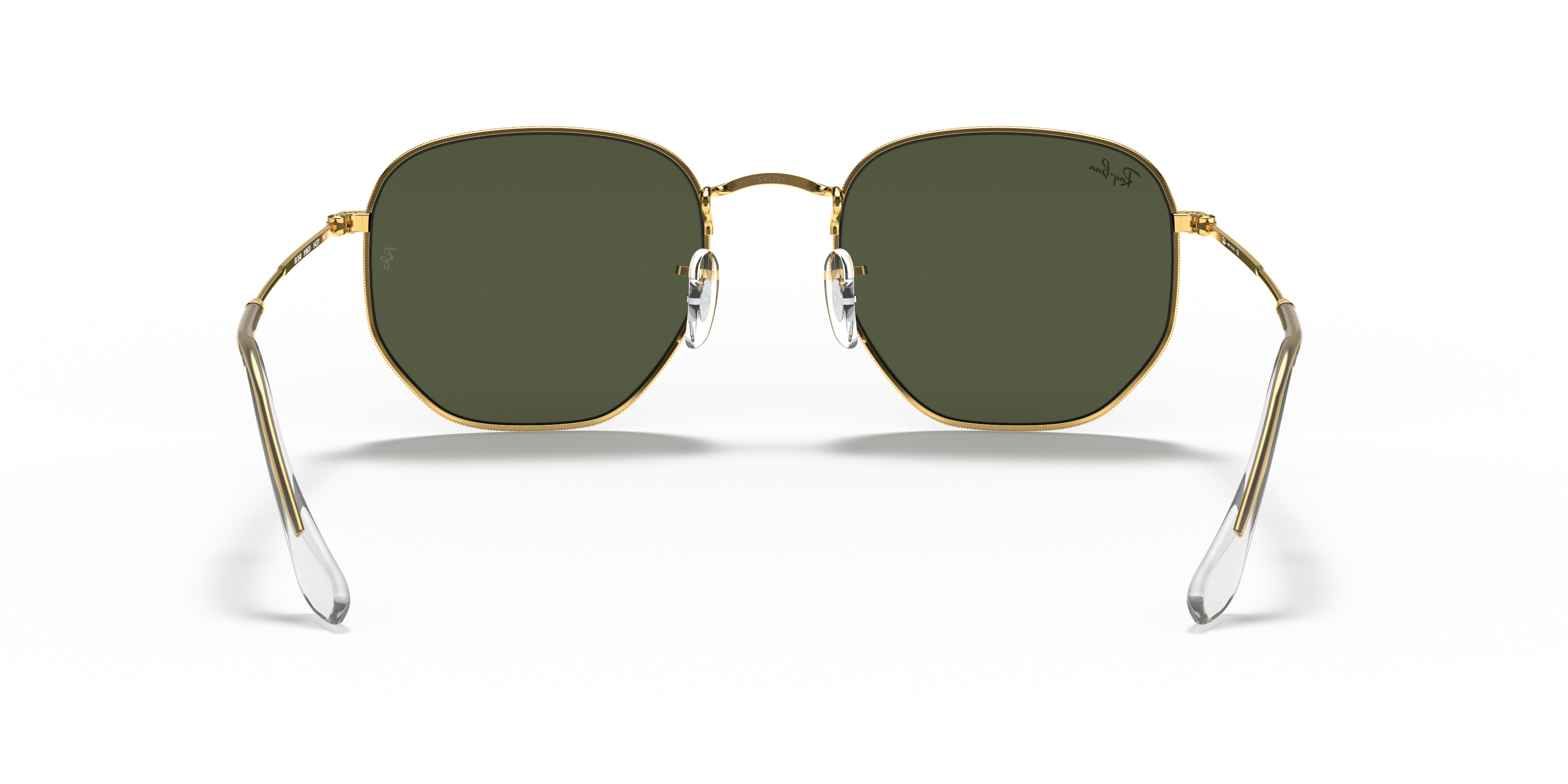 ray ban green and gold