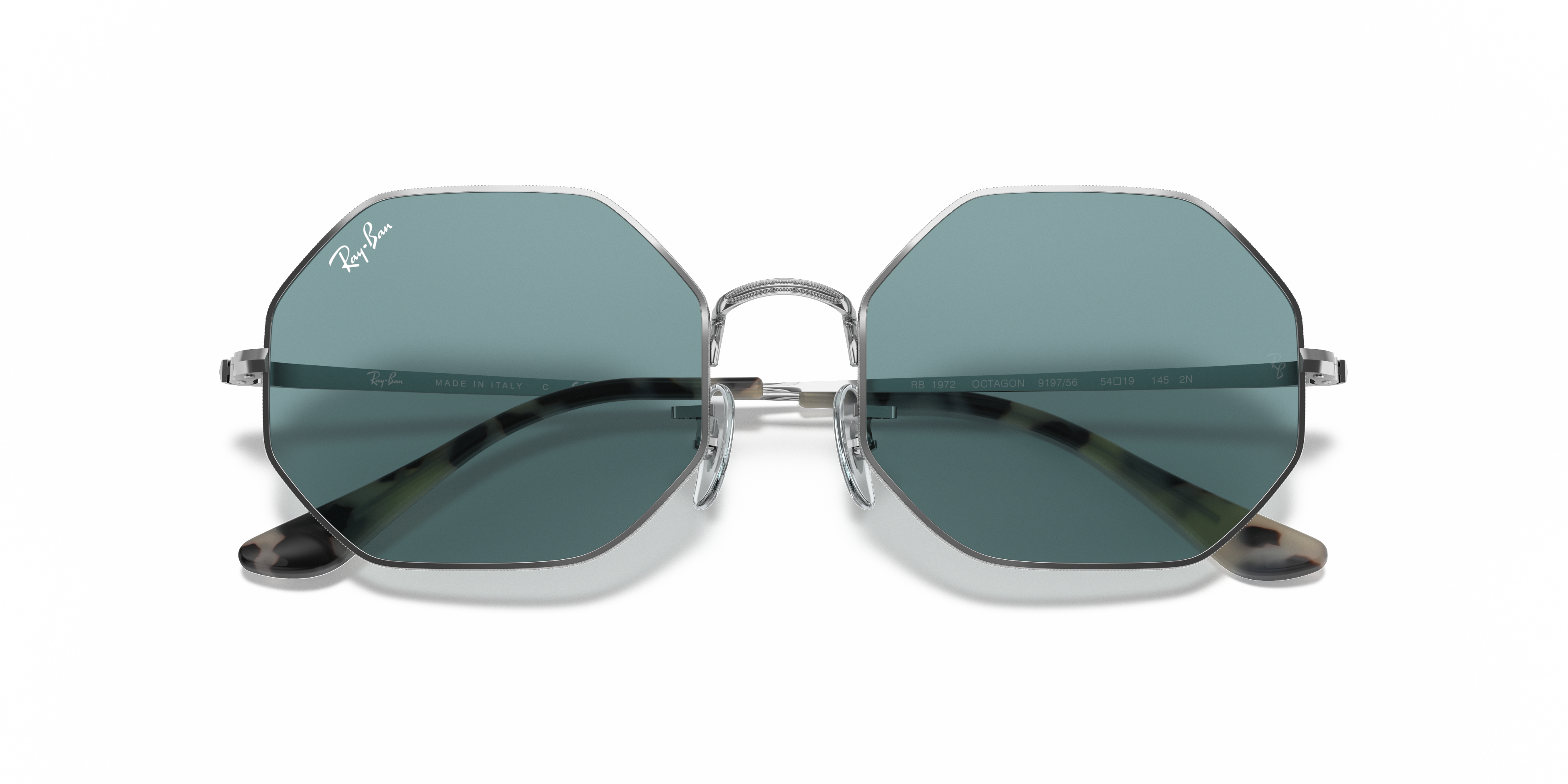 ray ban octagonal blue