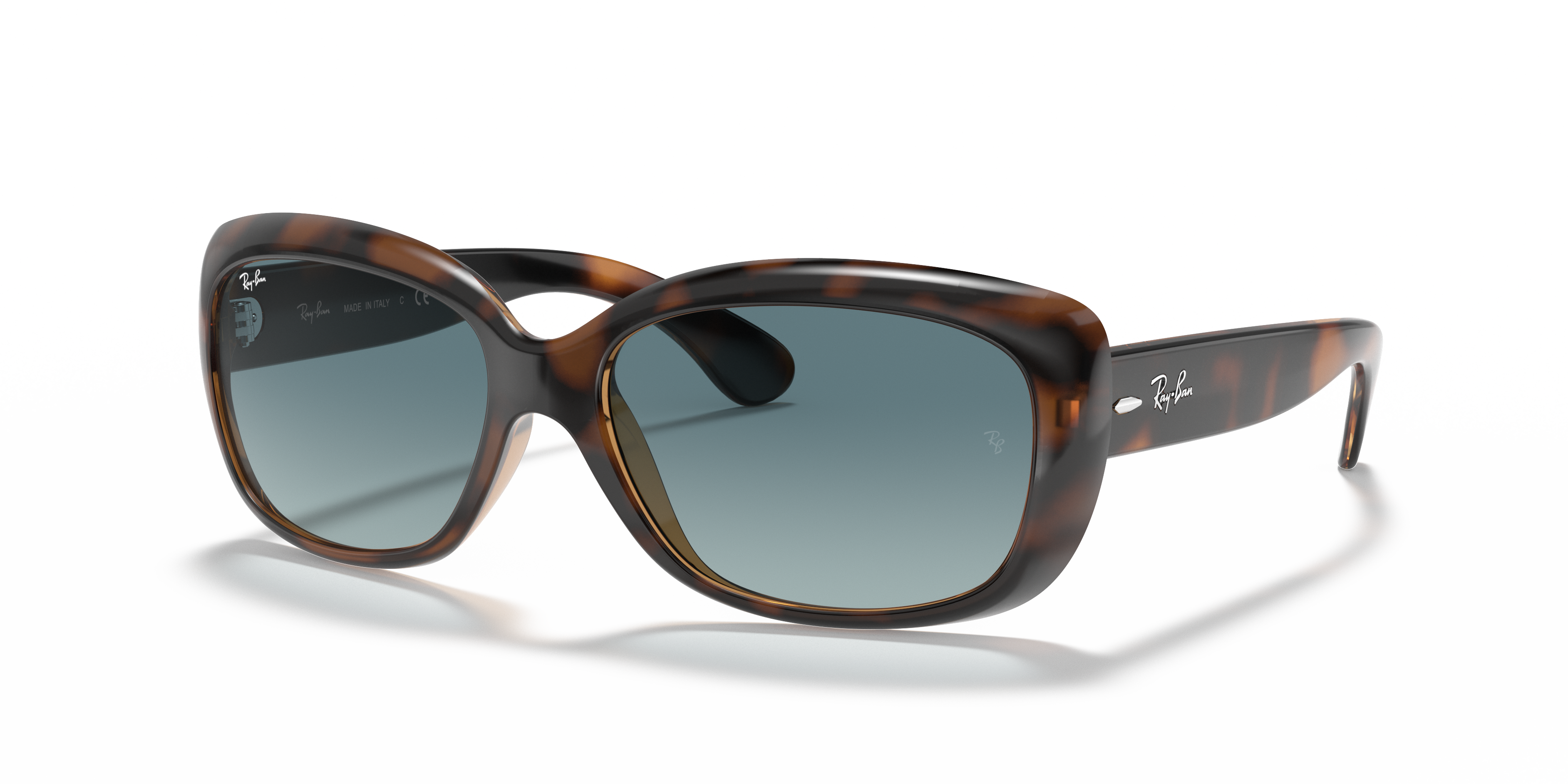 Occhiali da Sole Jackie Ohh in Tartarugato e Blu | Ray-Ban®