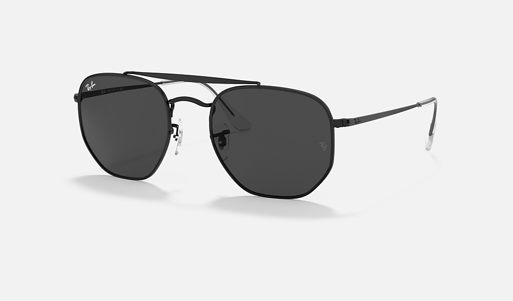 Marshal Sunglasses in Black and Dark Grey | Ray-Ban®