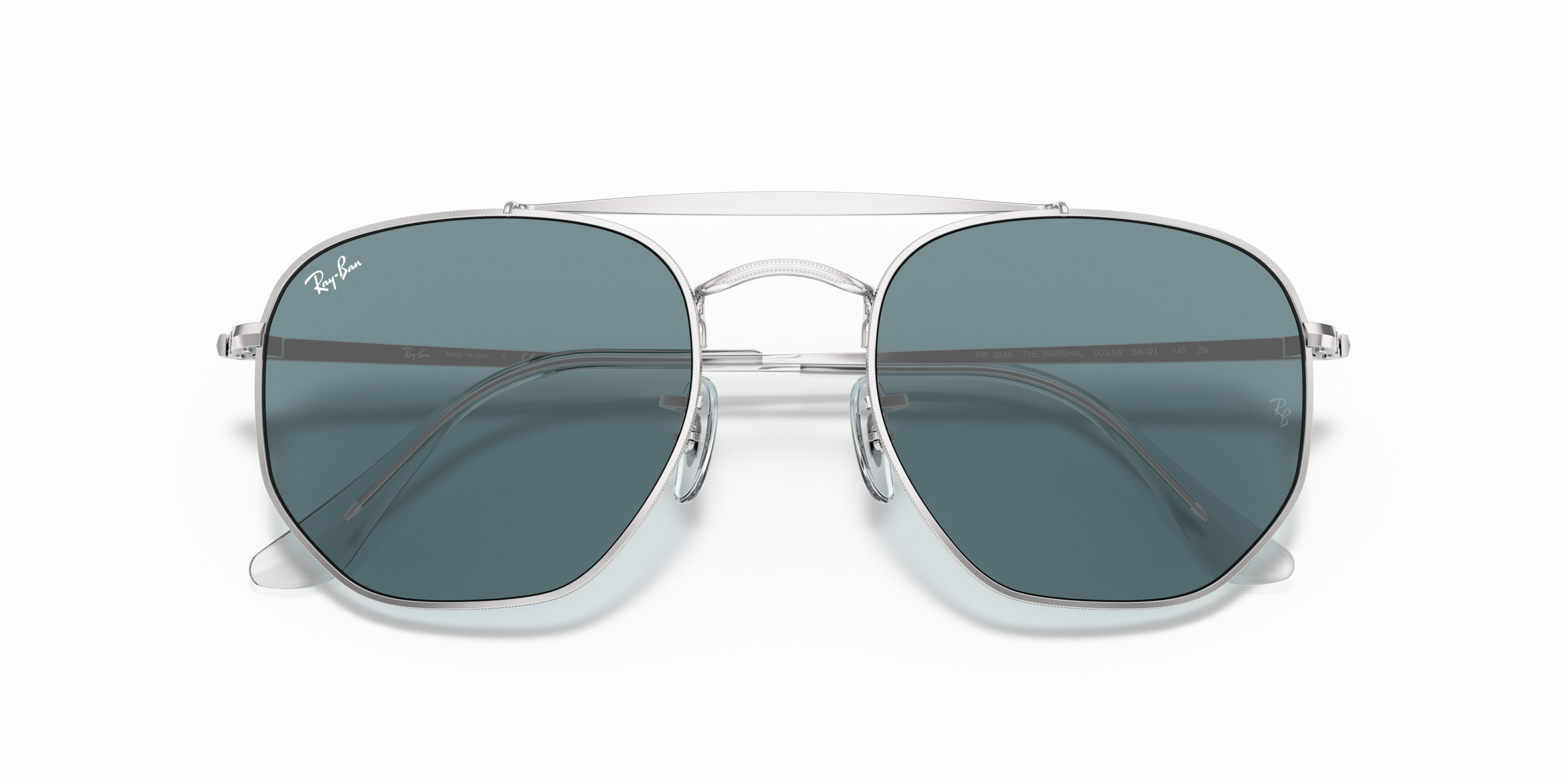 ray ban marshal silver