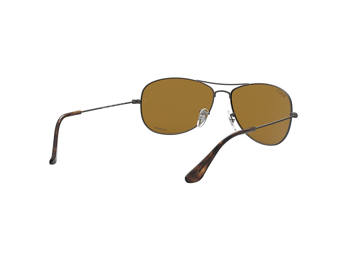 RB3562 CHROMANCE Sunglasses in Gunmetal and Brown - RB3562 | Ray 