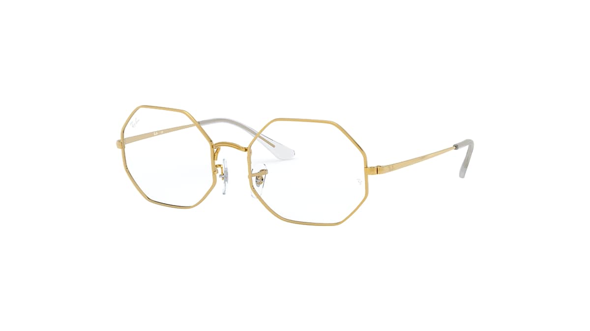 Rb1972v Octagon Eyeglasses with Gold Frame | Ray-Ban®