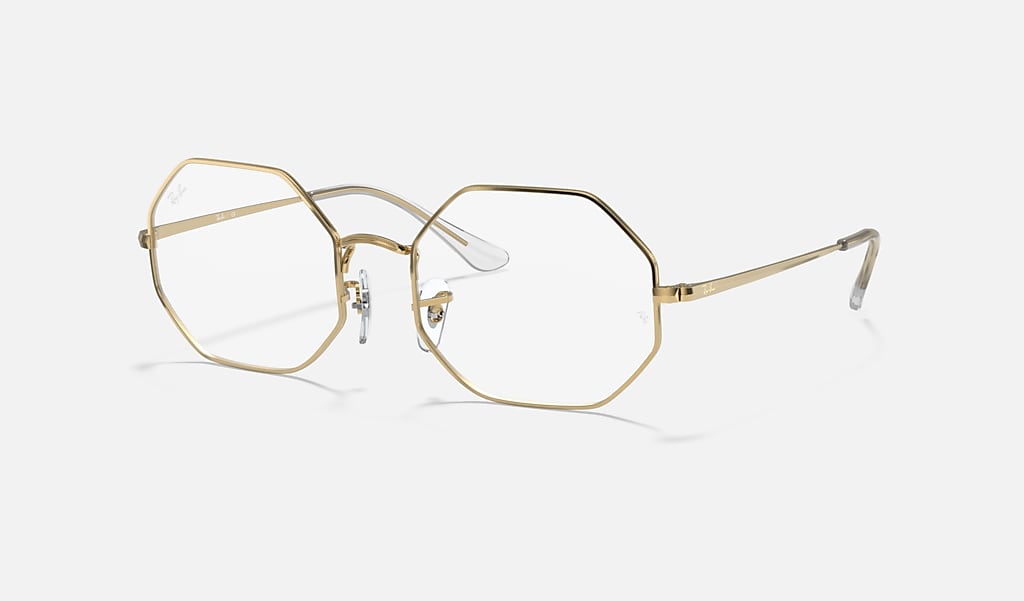 Rb1972v Octagon Eyeglasses with Gold Frame | Ray-Ban®
