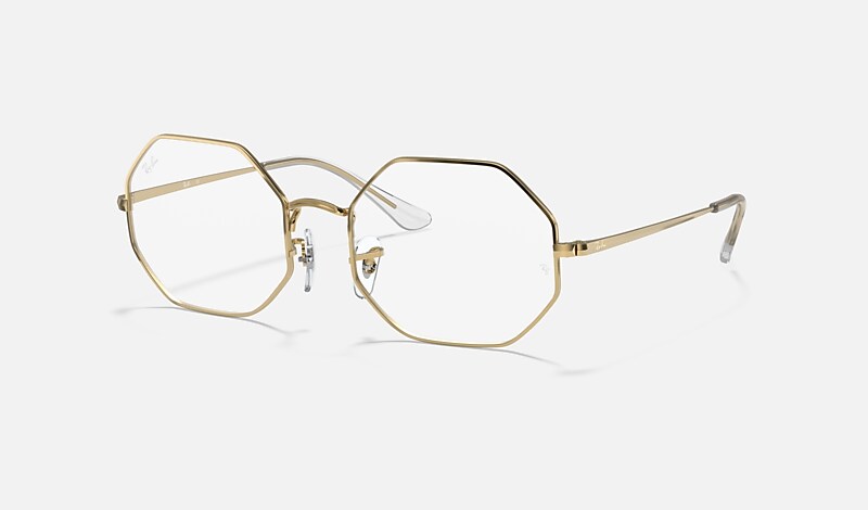 RB1972V OCTAGON Eyeglasses with Gold Frame - RB1972V | Ray-Ban® CA