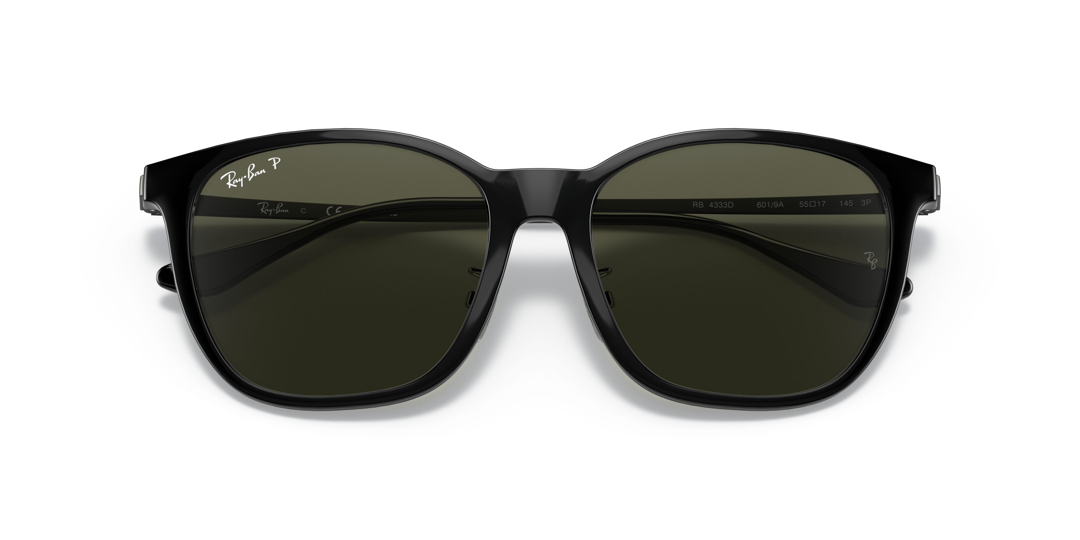 レイバン公式ストア】 Ray-Ban® Rb4333d サングラス | ブラック X グリーン