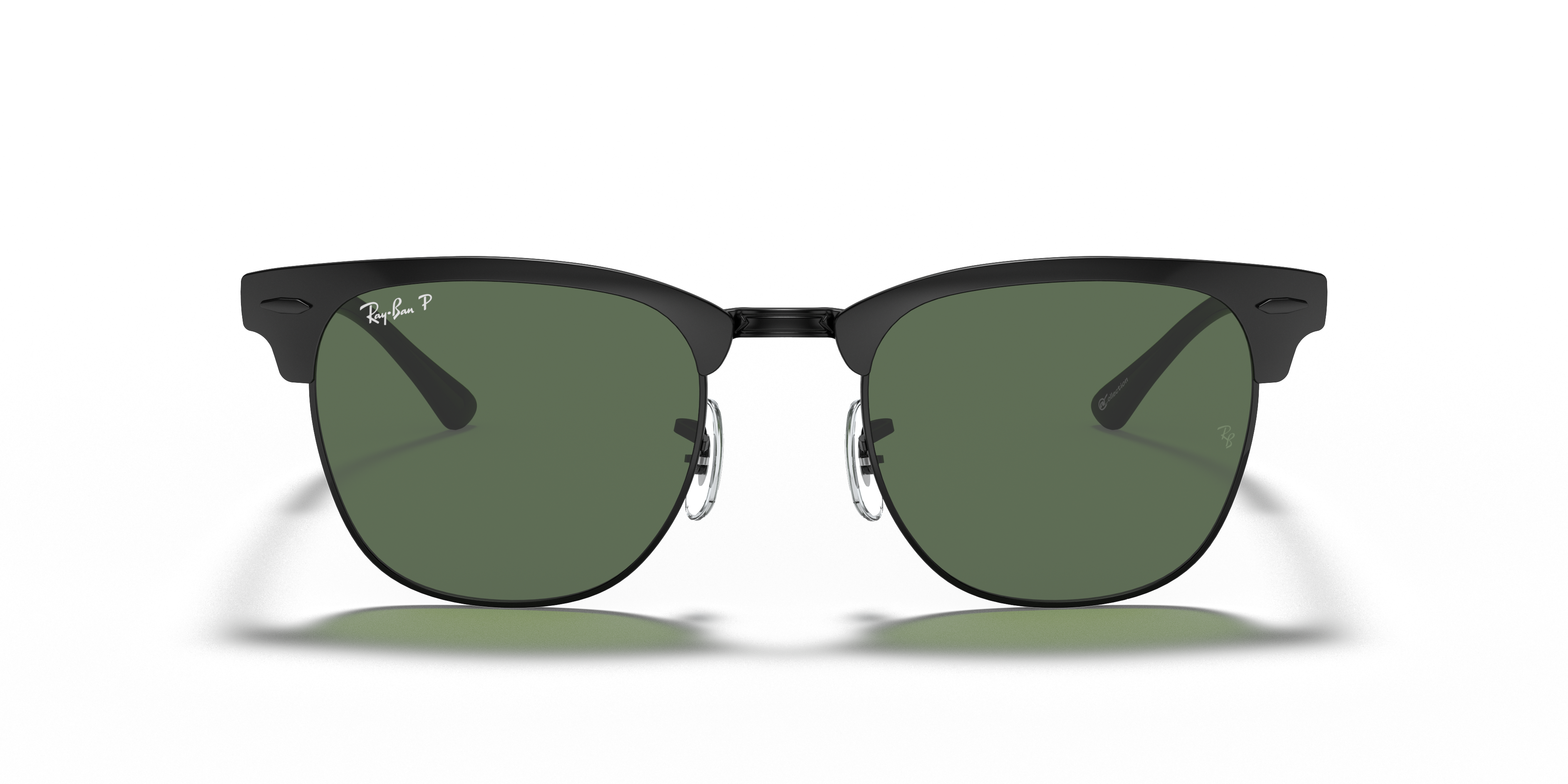 ray ban clubmaster black metal