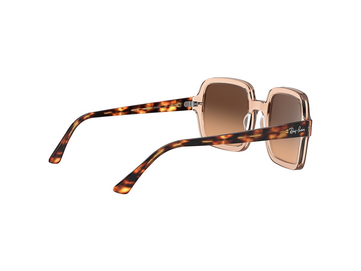 RB2188 Sunglasses in Transparent Brown and Brown - RB2188 | Ray 