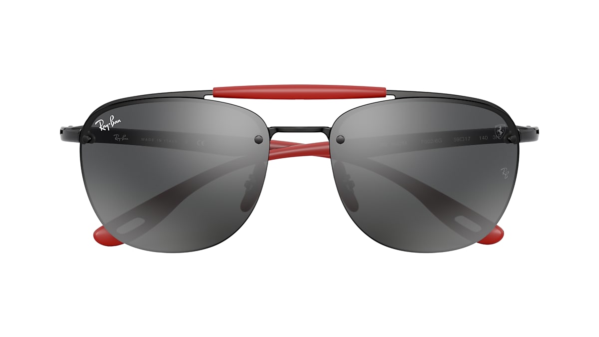 RB3662M SCUDERIA FERRARI COLLECTION Sunglasses in Black and Grey