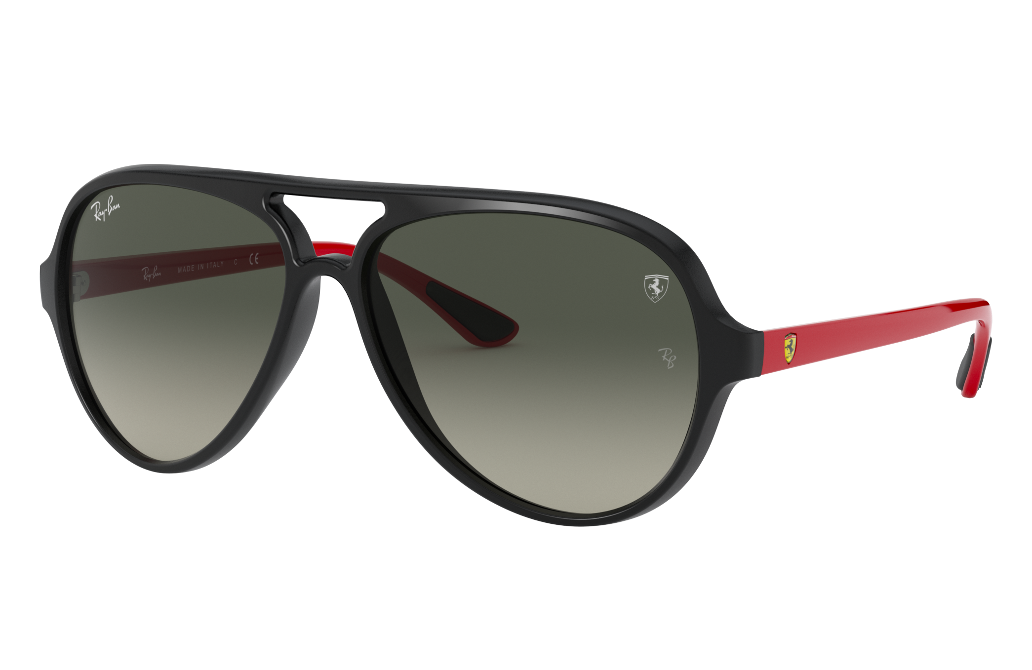 Rb4125m Scuderia Ferrari Collection Sunglasses in Black and Grey | Ray-Ban®